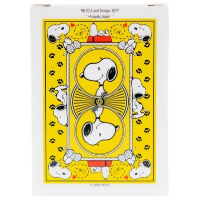 Bicycle Peanuts Snoopy Playing Cards Vol.2 Yellow Trump new from