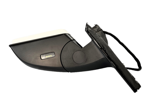 #91 WHITE LEFT DRIVER MIRROR WITH BLIND SPOT FOR MERCEDES ML350 ML400 2012-2016 - Picture 2 of 5