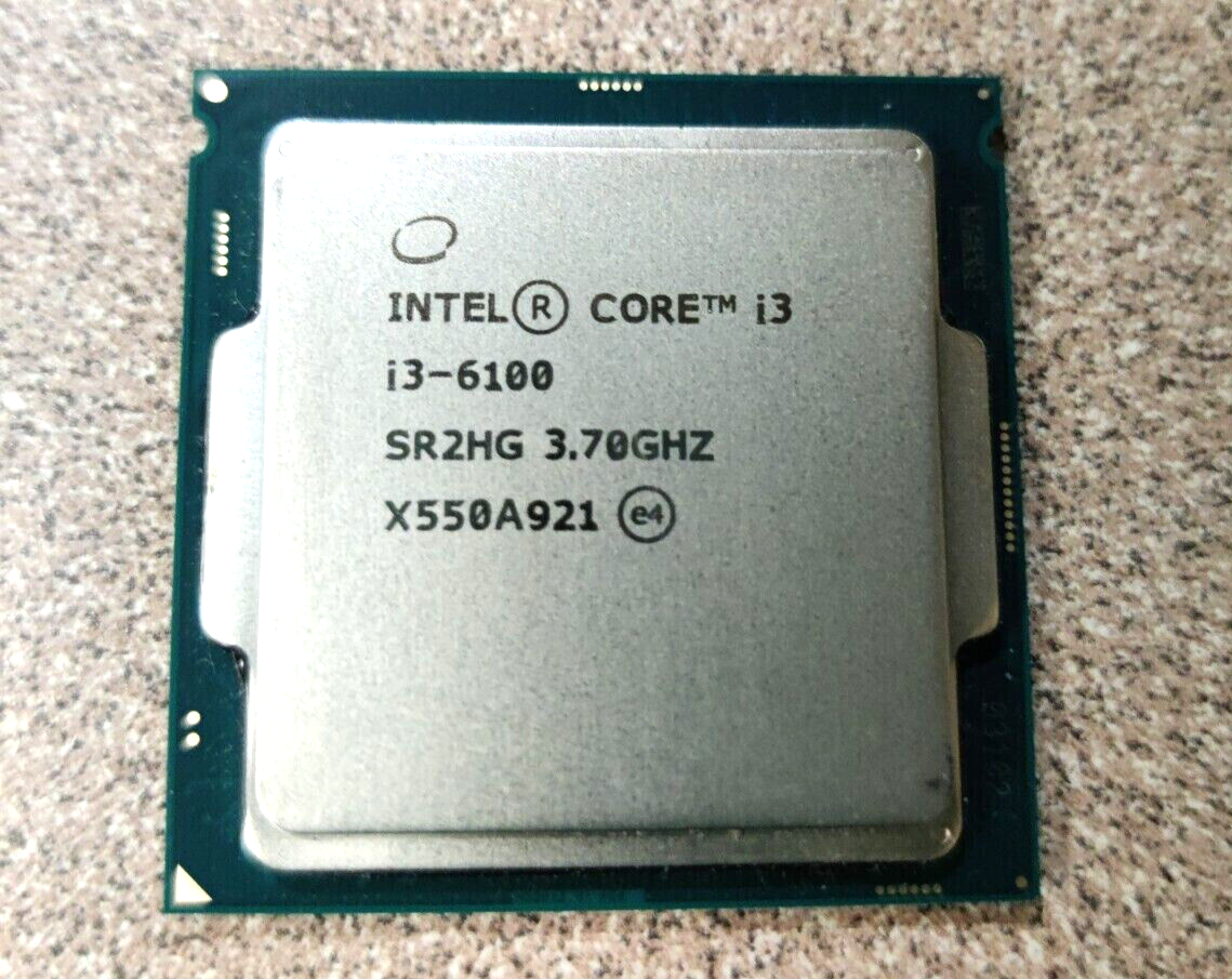 Intel Core i3- 6100 GHZ SR2HG Socket: LGA 1151 CPU Processor