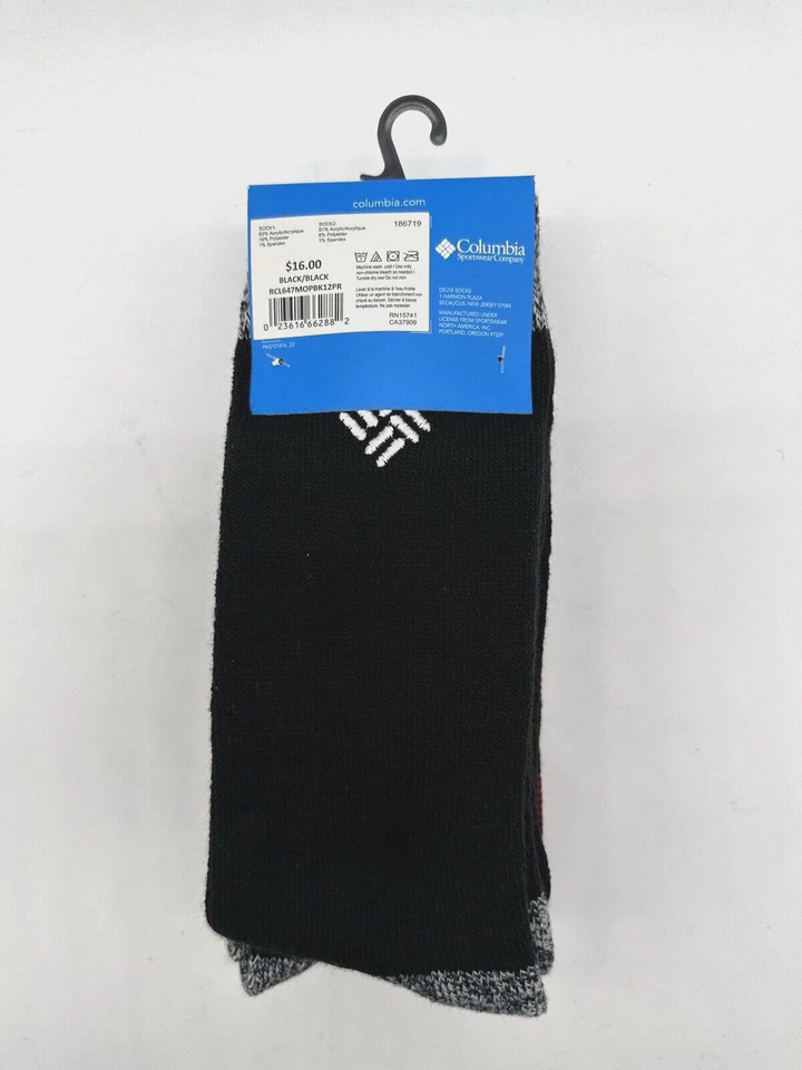 Columbia Sportswear проверить мат средний вес тепловые носки - 2-Pack, экипаж (для мужчин) - Изображение 4 из 4