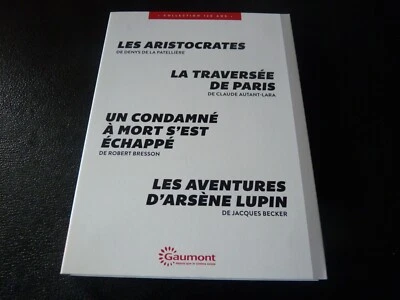 COFFRET 4 DVD NF "LES ARISTOCRATES / AVENTURES D'ARSENE LUPIN / UN CONDAMNE A MO - Photo 1/2