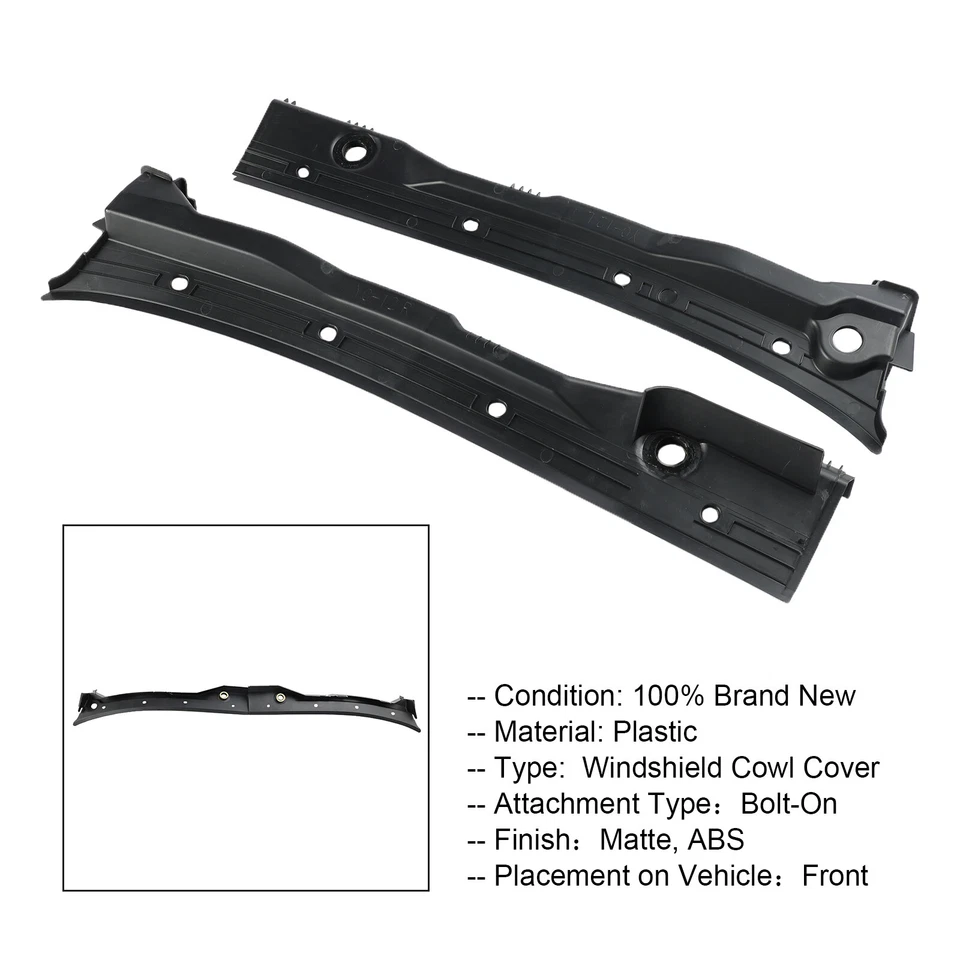 Windshield Cowl Cover 51718159292 Fits For BMW 525i 528i 530i 540i M5 1997-2003 Foto 3 de 4