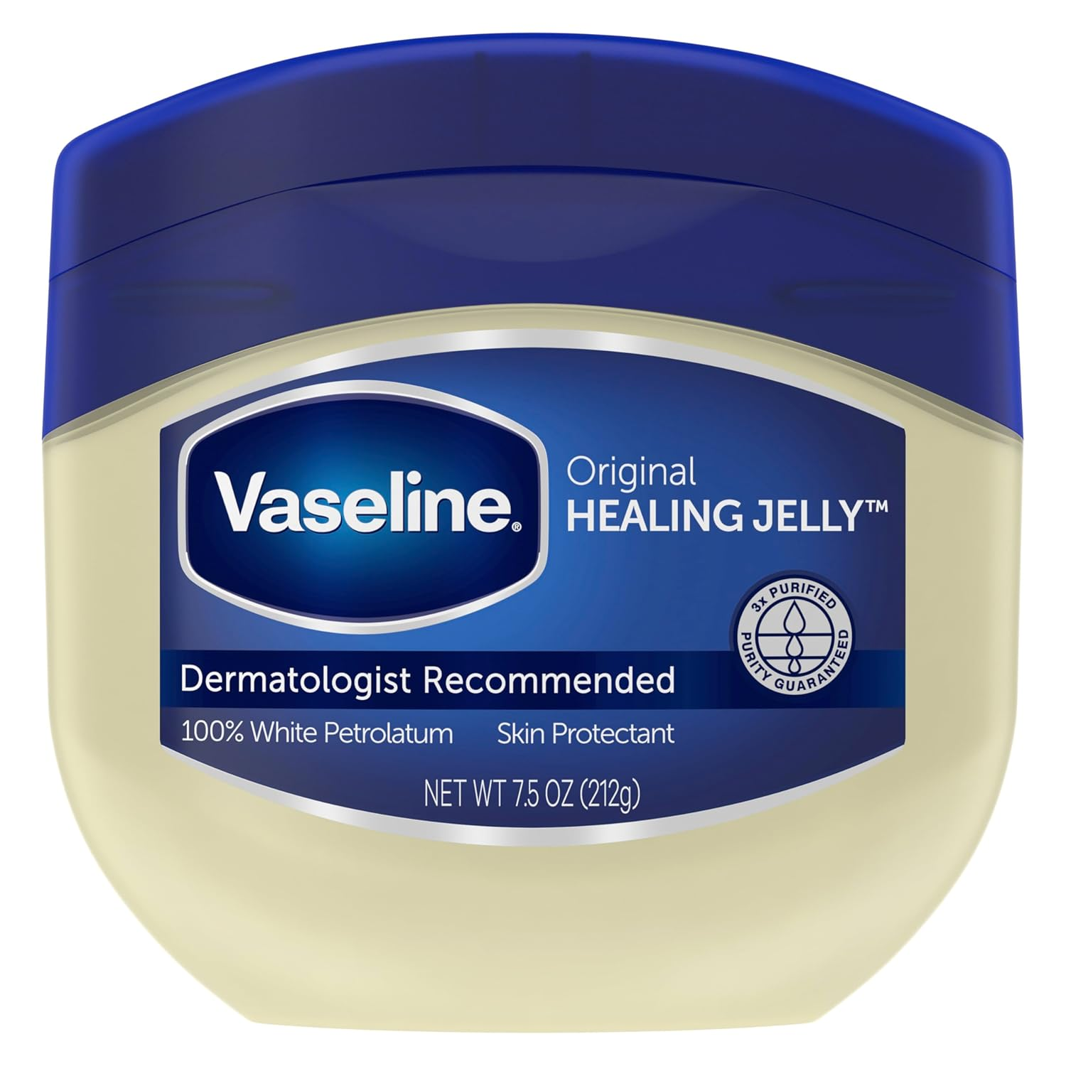 Vaseline Petroleum Jelly for Dry Cracked Skin and Eczema Relief Original 7.5 Oz