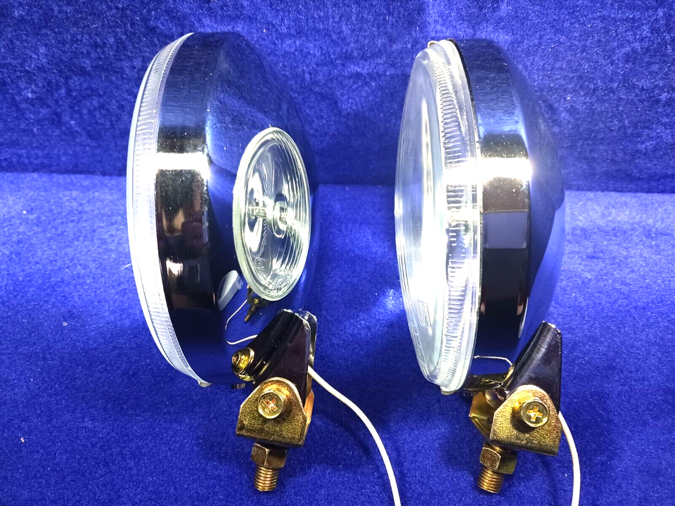 Classic Mini Cromato Wipac 5 1/2" Luci Guida Lampade Guida