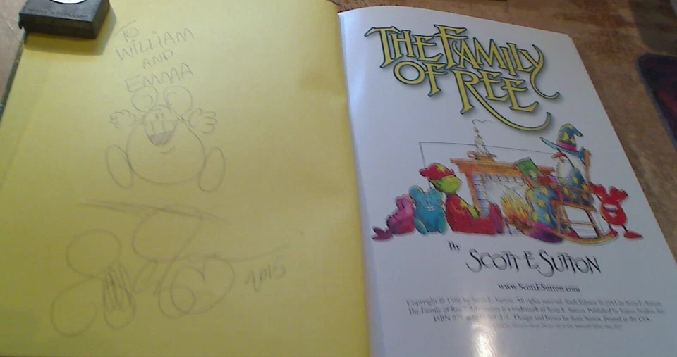 VERY GOOD-The Family of Ree by Scott E. Sutton-SIGNED with drawing-25th Anniv Ed - Image 2 of 4
