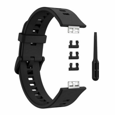 For Huawei Watch Fit TIA-B09 Silicone Watch Band Wristwatch Strap Bracelet Belt