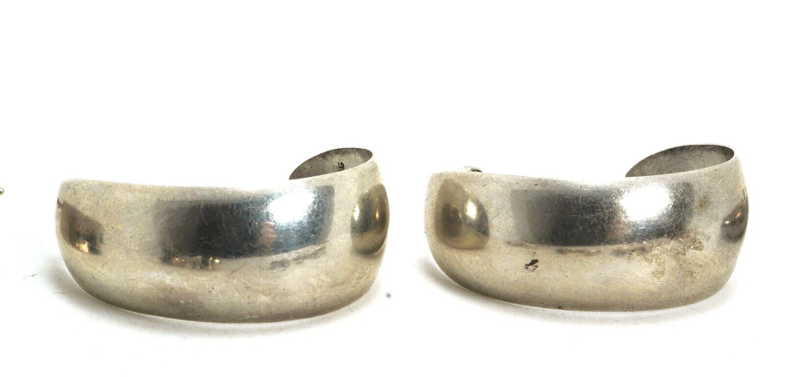 Lot of 5 Pairs Sterling Silver Hoop Earrings - image 4