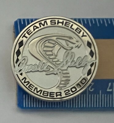 Team Shelby 2010 Member Lapel Pin - New, Shelby N.O.S.