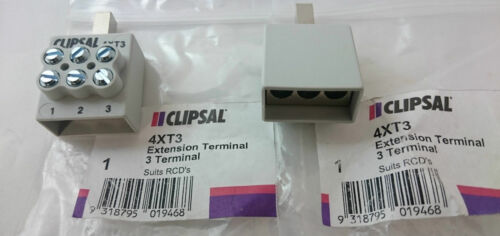 Clipsal 4XT3 Extension 3 Terminal suit RCD 16SQMM 16mm x2 - Picture 1 of 1