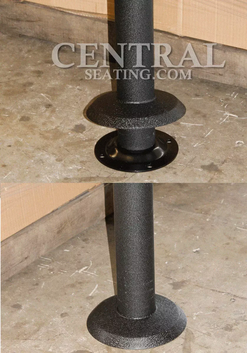 Bolt down table base deals