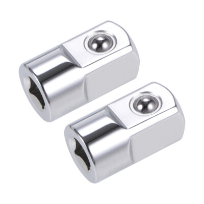 2pcs 1/4 Inch Drive x 1/2 Inch Socket Adapter Female to Male