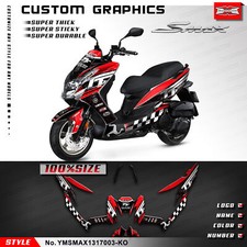 Scooter Complete Vinyl Sticker Decal Graphics Kit For Yamaha Smax 155 2013-2017