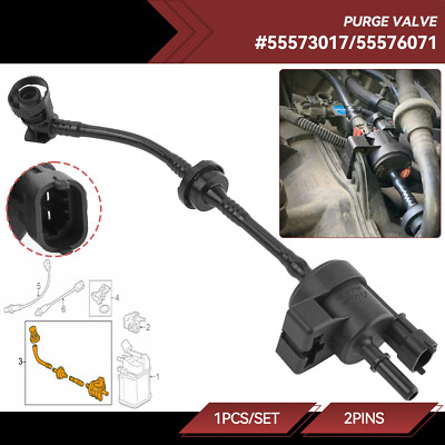 FIT FÜR VAUXHALL 1,4 TURBO EINLASS PURGE CONTROL VENTIL KOMPLETTE 55573017