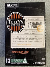 Tully's Coffee Coffee Pod, Hawaiian Blend - 12 K Cups Best By 5/26