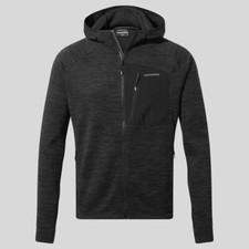 Image of Craghoppers Men's Tarbert Hooded Jacket | Black Pepper CMA1339
