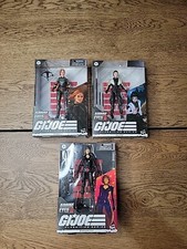 Gi Joe Hasbro Classified Series Snake Eyes Origins Baroness Scarlett Akiko New