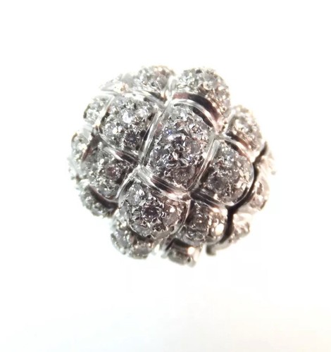 - 50 % chiusura CRIVELLI oro bianco 18 kt con diamanti ct 1,07 diametro cm 1,49 - Picture 8 of 8
