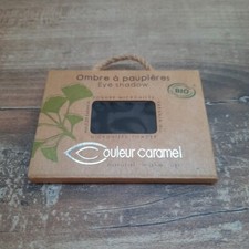 Maquillage Ombre À Paupières Couleur Caramel Bio 023 Noir Mat