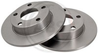 2X A.B.S. 15798 Bremsscheibe Hinten FüR Audi