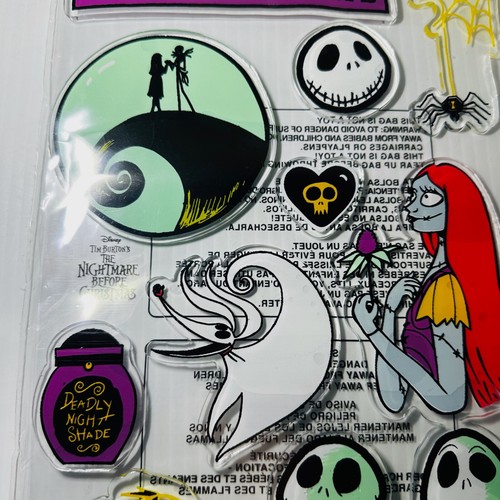 Nightmare Before Christmas Disney Gel Window Clings Jack Skellington Sally 2024 - Picture 7 of 24