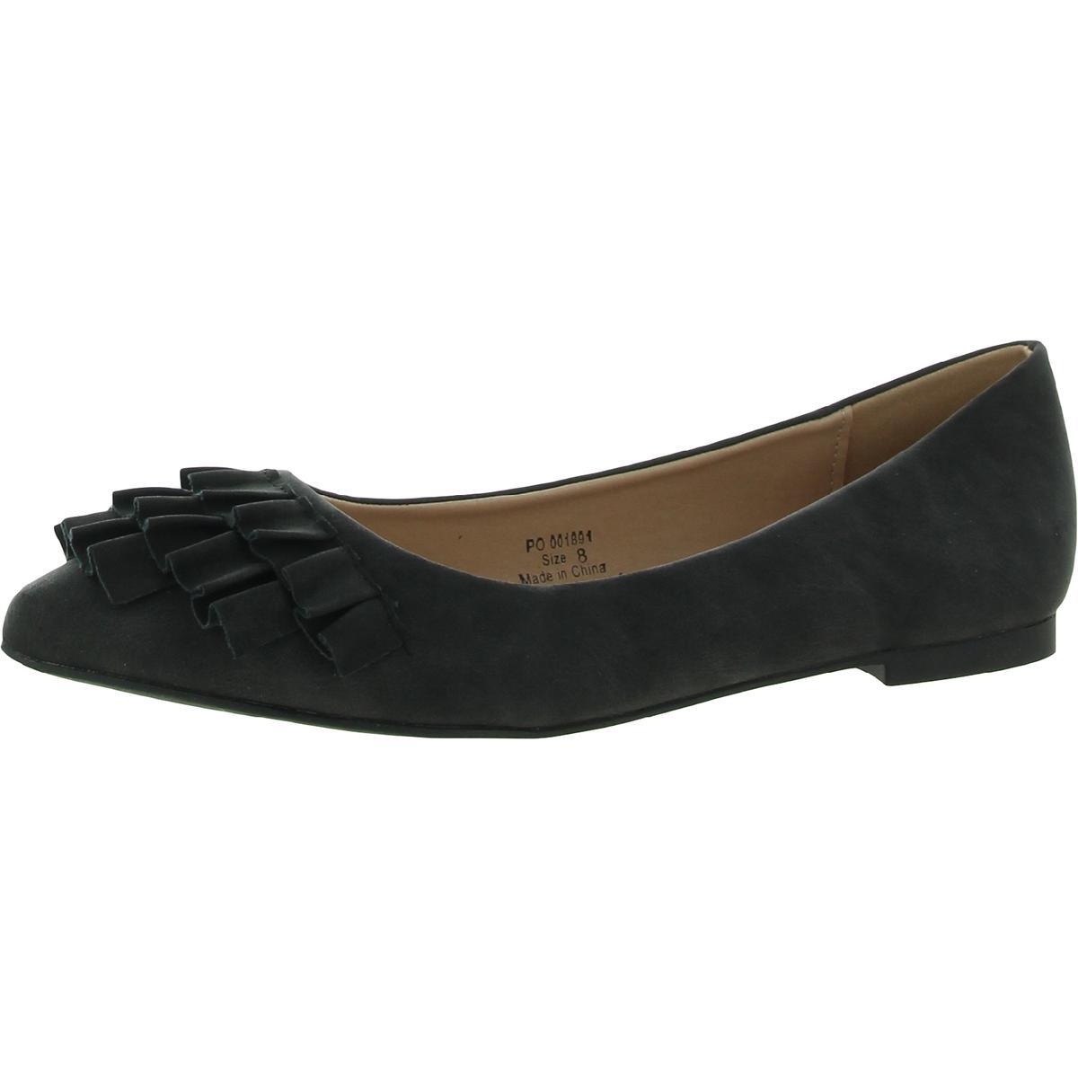 Женские черные балетки на плоской подошве Judy из коллекции Journee Collection 8 Medium (B,M) BHFO 8182