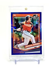 2023 Donruss Jackson Holliday Rated Prospect Blue Holo Baltimore Orioles