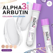 4 Pcs Alpha Arbutin Collagen Body Serum Whitening Hydrating