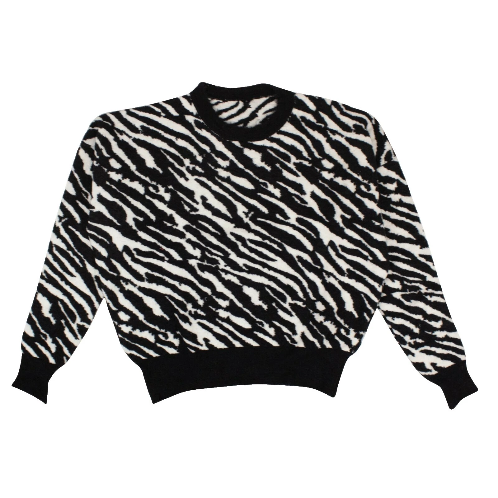 Zebra Wool Sweaters for Women
