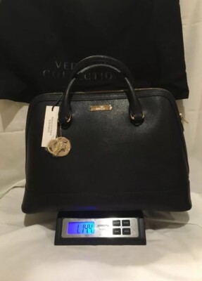 NEW VERSACE COLLECTION HANDBAG VITELLO STAMPA SAFFIANO