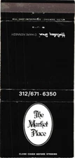The Market Place Holiday Inn O'Hare/Kennedy Vintage Matchbook Cover