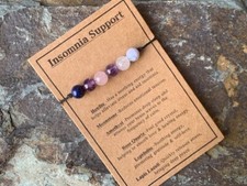 Reiki Infused Insomnia Bracelet, Healing Crystal Bracelet, Calming Bracelet