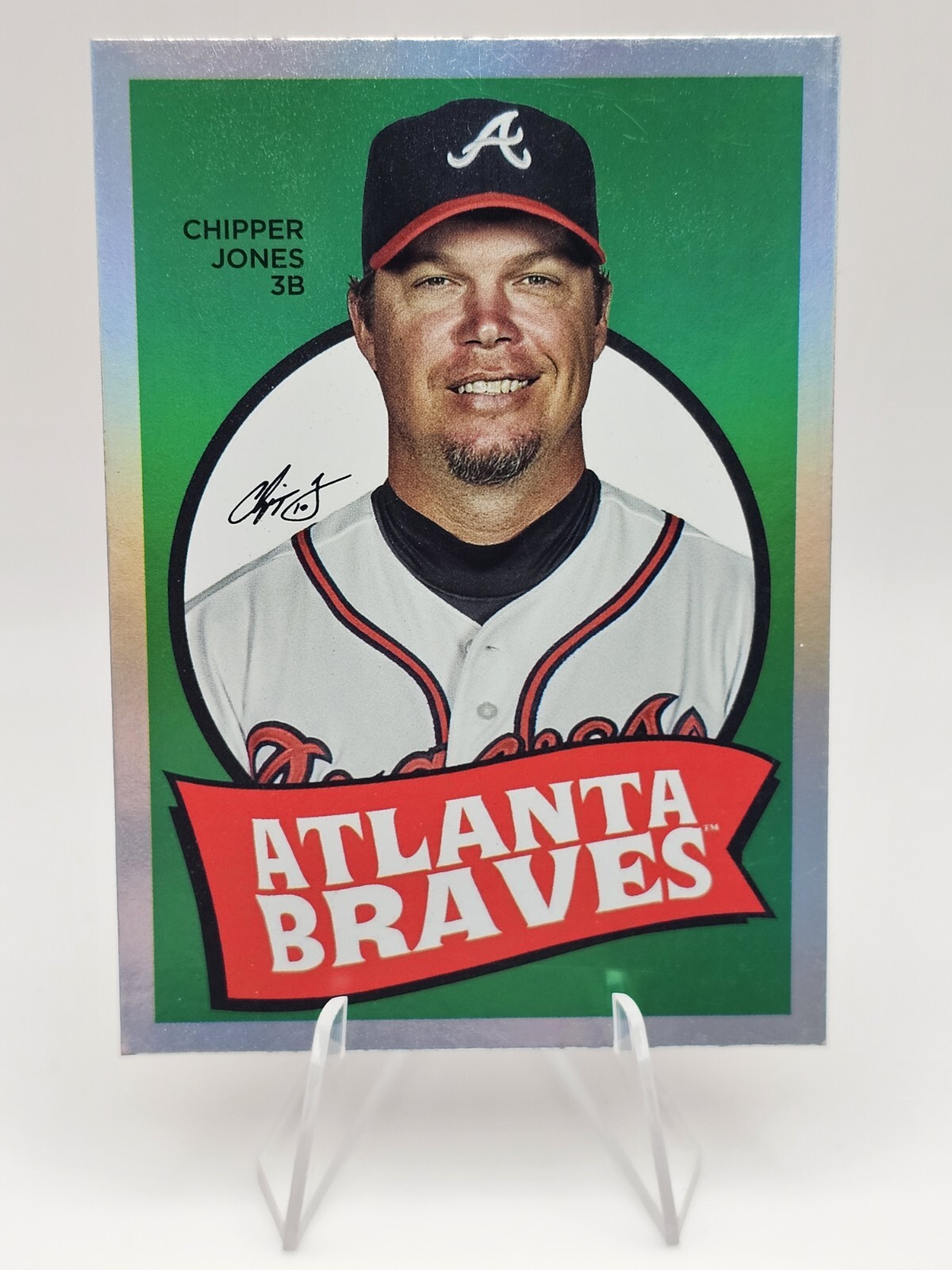 2023 Topps Archives Chipper Jones 1969 Single Player Foil #69T-6 Atlanta Braves 