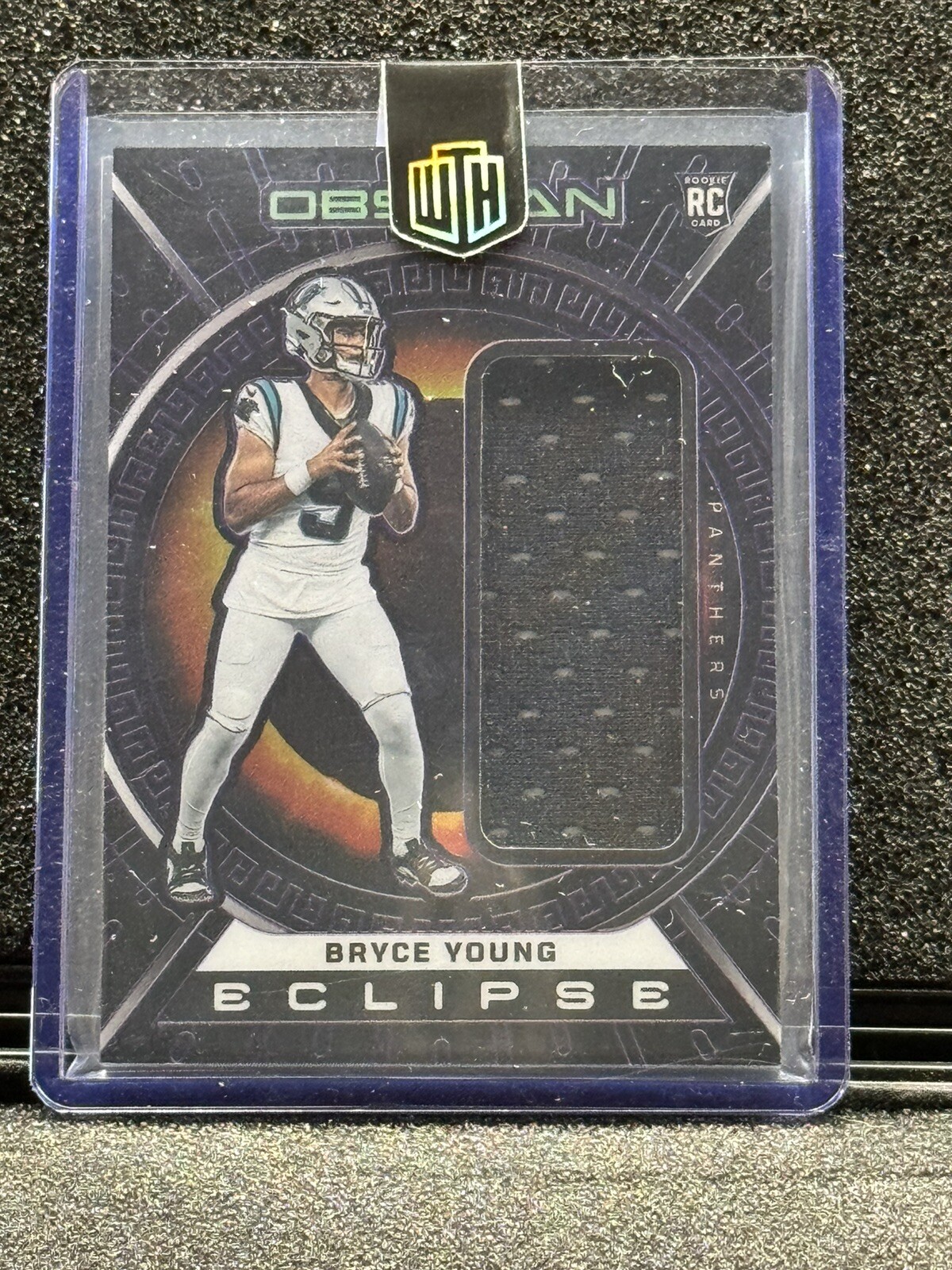 2023 Obsidian Bryce Young RC ECLIPSE Purple Etch 51/75 Panthers Rookie🔥💎🔥