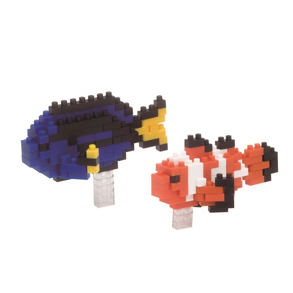 Nanoblocks Clownfish & Palette Surgeonfish 180 Pcs NBC-118 s3 In stock - Image 2 of 2