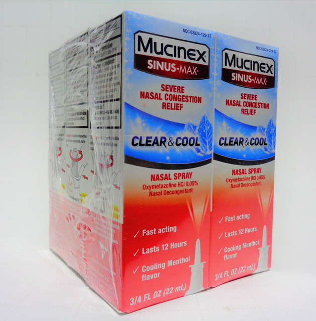 Mucinex RE83436 SinusMax Full Force Nasal Decongestant for sale online