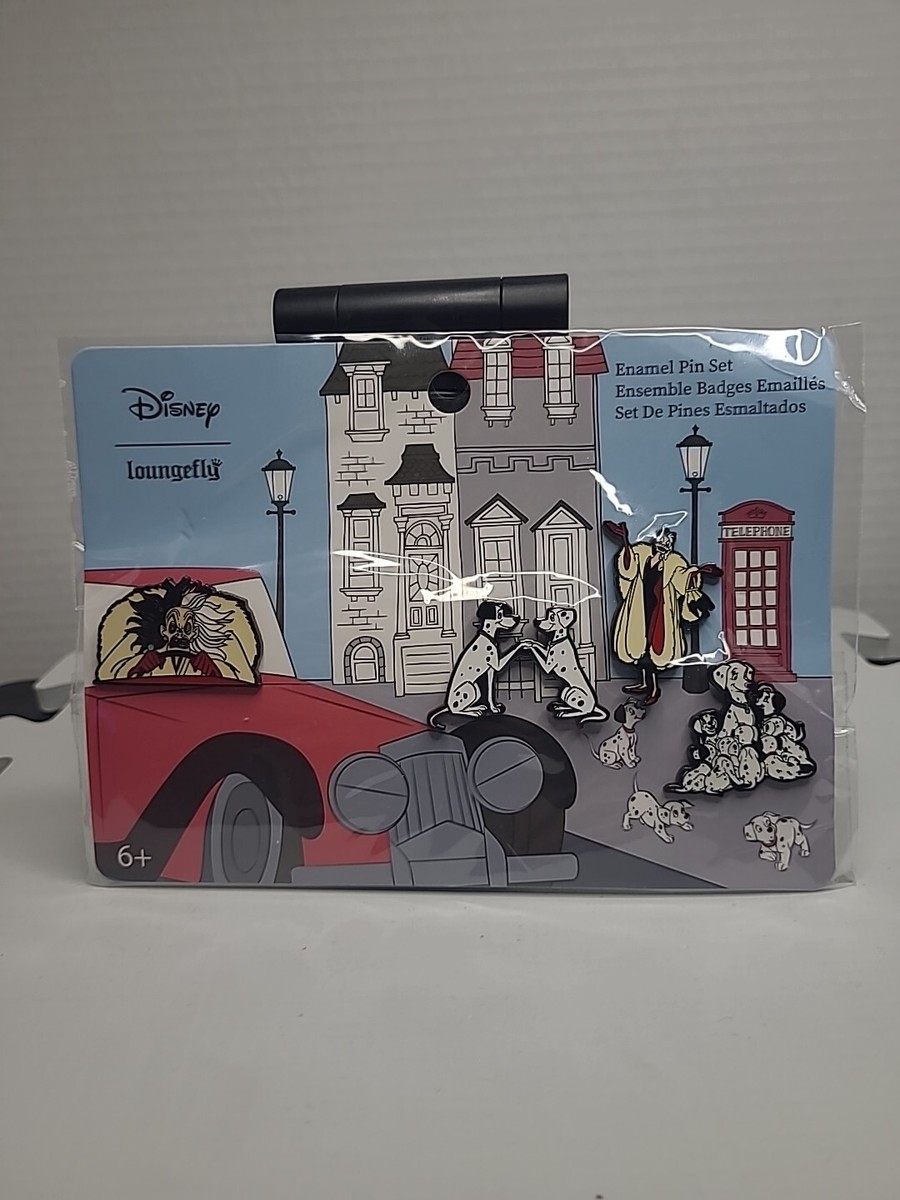 Loungefly Disney 101 Dalmatians Cruella Devil Puppies 4-PC  display picture 1