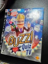Buzz Quiz TV with 4 Buzzers and USB Dongle PlayStation 3 PS3