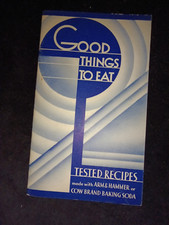 Old Vintage 1936 Baking Soda Cookbook Good Things to Eat Arm & Hammer
