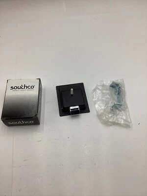 BULK!LOT OF 4-Southco Black Powder Coated Steel Push to Close Paddle Latch Lock