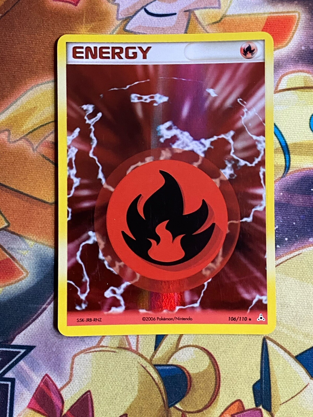 Fire Energy 106/110 Near Mint HOLO Holon Phantoms Pokemon TCG