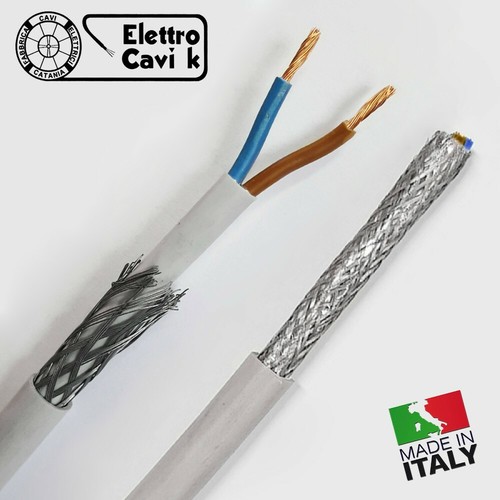 CAVO ARMATO FR2OFR 2x1,5 mm² ANTIRODITORE DA ESTERNO BIPOLARE 2 POLI 10 MT - Foto 2 di 2