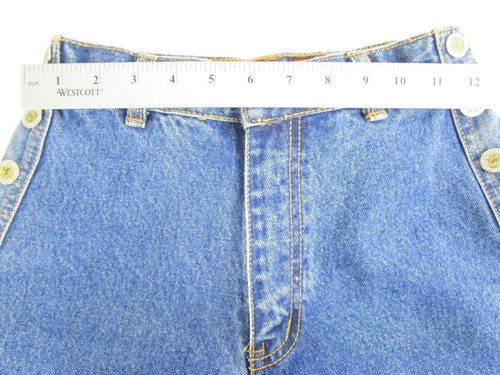 Lawman Western Vintage High Rise Side Button Medium Wash Denim Jeans Sz 3 READ - Picture 15 of 22