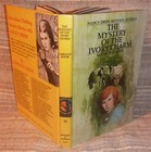 Nancy Drew #13 Mystery of Ivory Charm - Yellow Spine Matte Hardcover EXC!