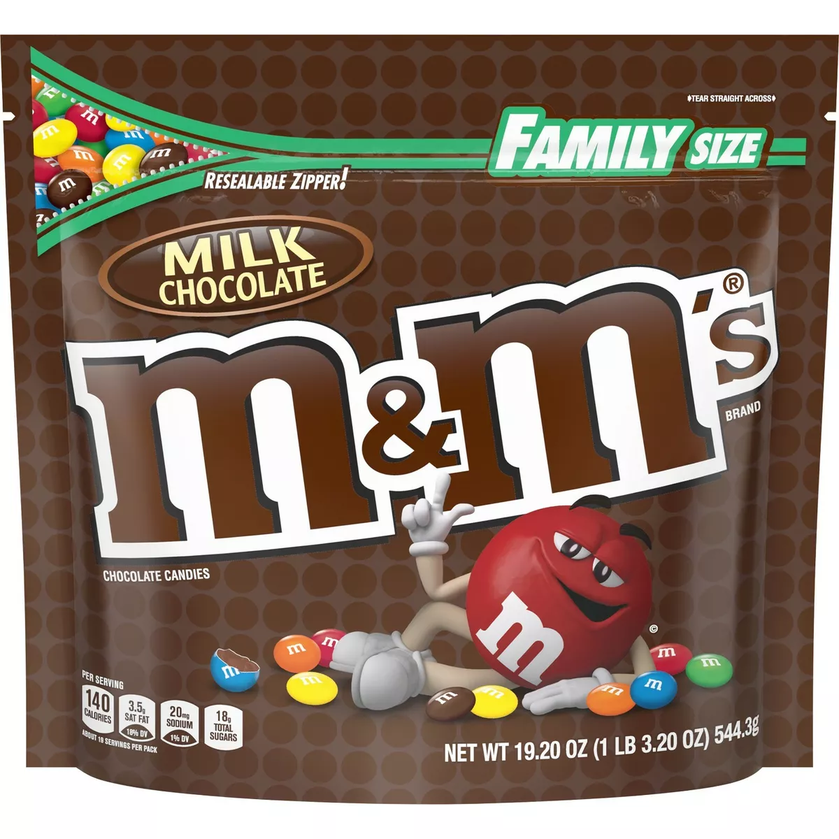 Save on M&M's Milk Chocolate Candies Family Size Order Online Delivery