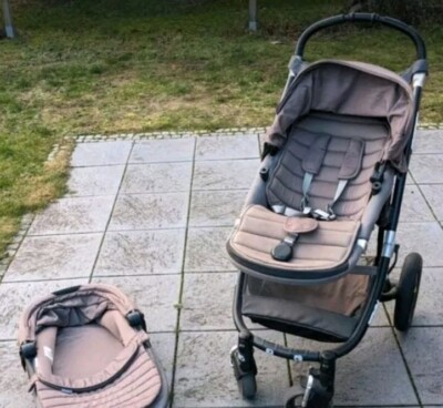 Britax Kinderwagen Kombiwagen Babyschale + Buggy braun