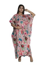 Kaftan Dress Bohemian Gown Maxi Dress Resort Wear Caftan Floral Print Kaftan