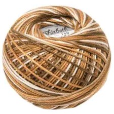 Lizbeth Egyptian Cotton Crochet Thread Size 3 Color 150 Rootbeer Float