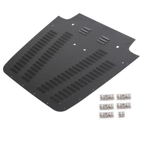 Persiana de capó ventilada rejilla negra de aluminio para Jeep 97-02 Wrangler TJ - Imagen 10 de 11