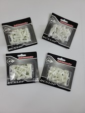 Dunlop Plastic Golf Tees 20 Pack Graduated White NEW Lot of 4