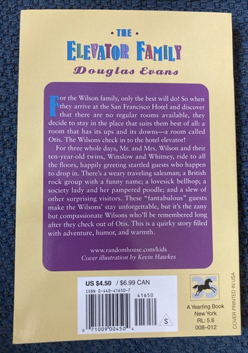 The Elevator Family by Douglas Evans (2001, Paperback) - Picture 2 of 2
